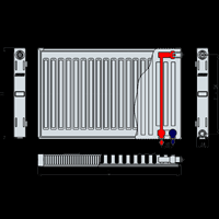 Radiátory 11VK 600 x X